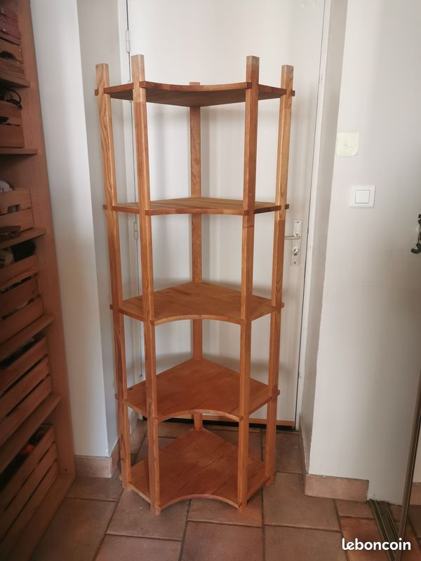Etagére et porte manteau bois (image 4)