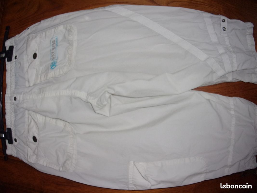 Pantacourt blanc (image 2)