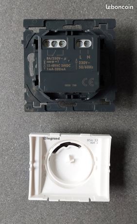 Enjoliveur Legrand SAGANE Kozi Opalis - Cache Pour 8 Touches, Référence 85615