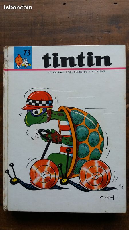 Recueil n° 73 du journal TINTIN (édition française de 1968) (image 1)
