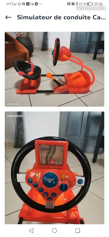 Simulateur de conduite cars (image 1)