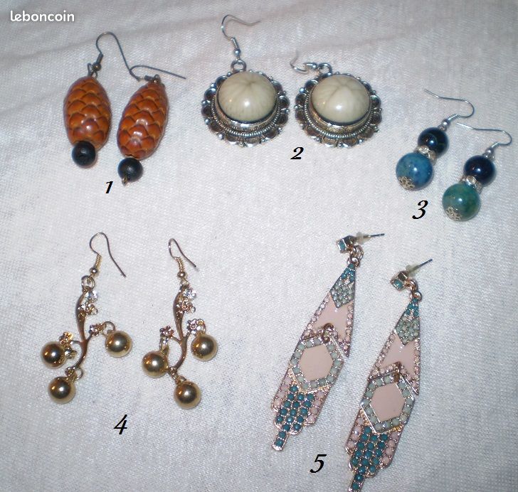 Boucles d'oreille X (image 1)