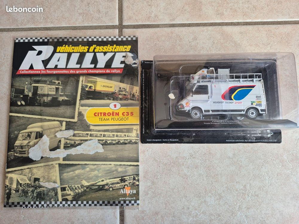 Miniature Citroën C35 Assistance Course Peugeot Talbot Sport 205 T16 - 1/43
