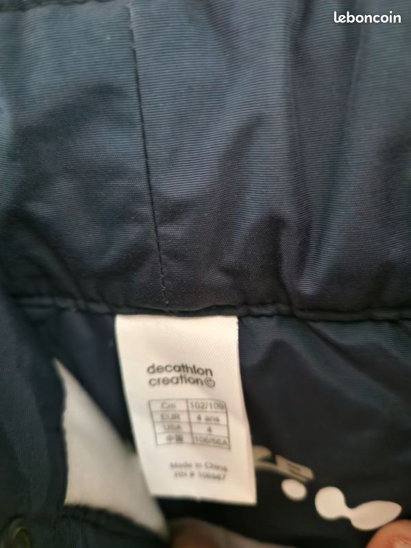 Combinaison de skis 4ans (image 7)