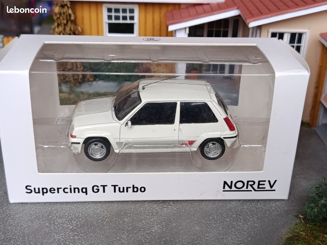 Renault Super 5 GT Turbo Blanche 1985 - Miniature Norev 1/18 Neuve Sous Boîte