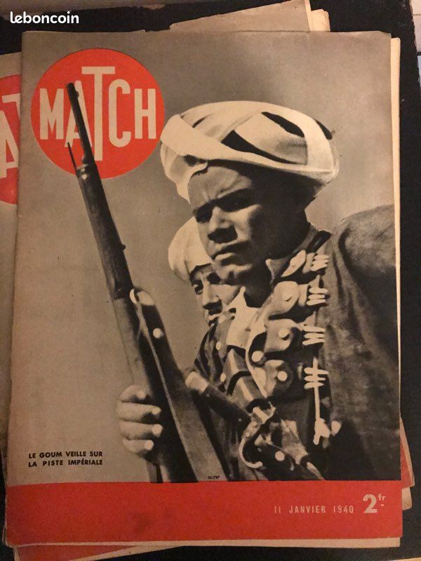 Lot Paris Match 1939-1940 original (image 1)