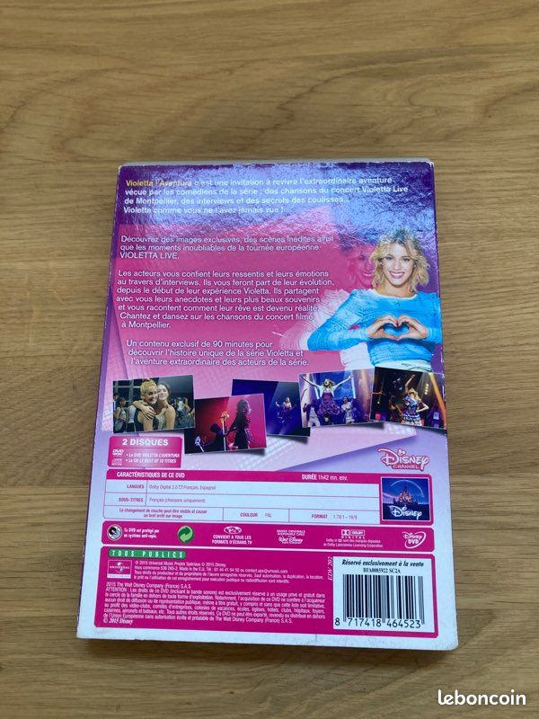 DVD Violetta L’aventura + CD Le Best Of 10 Titres (image 2)
