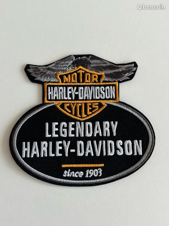 Patch Harley écusson Harley Davidson grand format thermocollants ou à