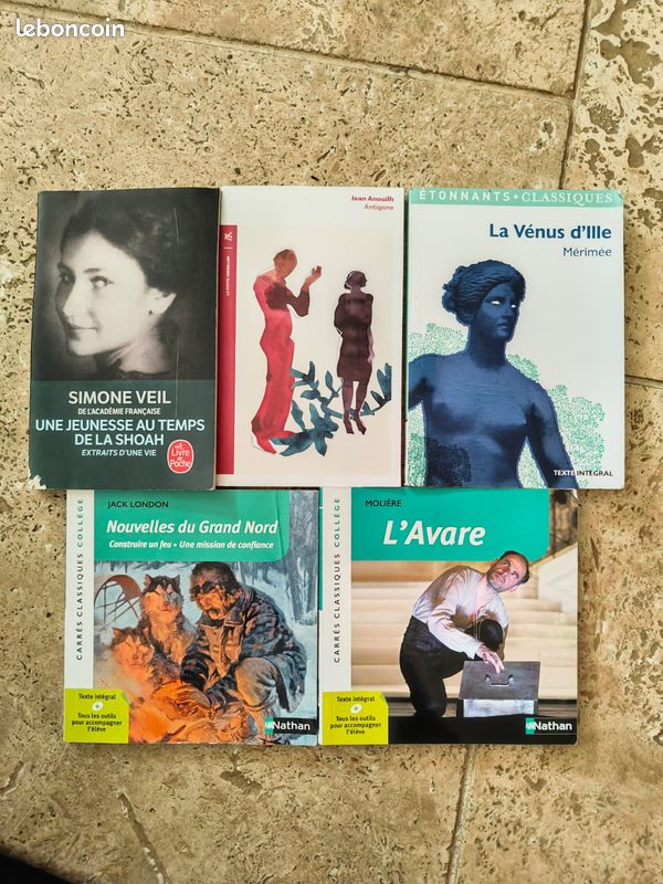 Lot de 5 livres " college" (image 1)
