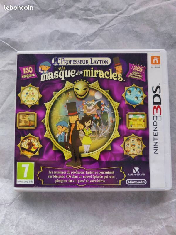 Professeur Layton et le Masque des Miracles - Nintendo 3DS (image 1)