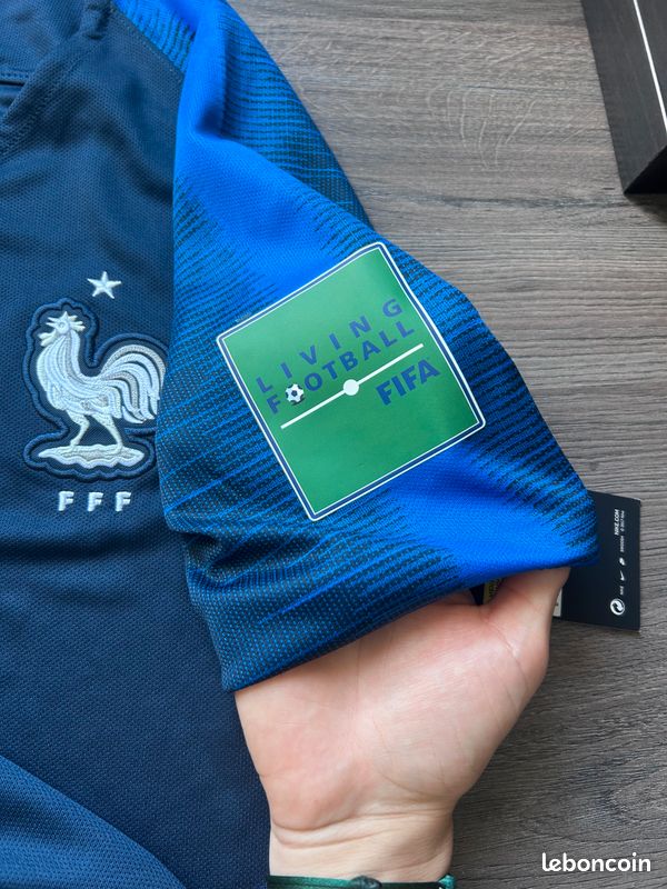 Flocage Officiel - France, Petit Chiffre 13, 2020, Home, Blanc – Footpress
