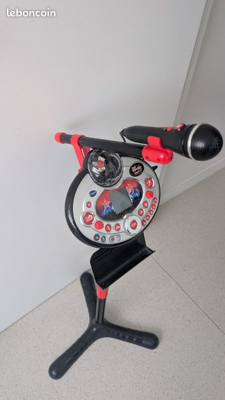 VTech Micro Kidi Superstar LightShow Noir, Micro sur Pied en