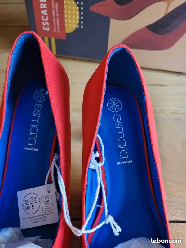 Escarpins Rouges Lidl Esmara – Édition Limitée 2025 – Taille 36 (neufs)