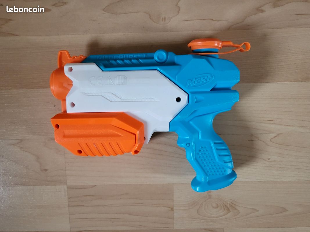 Pistolet à eau Nerf Super Soaker Microburst II - Très bon état (image 1)
