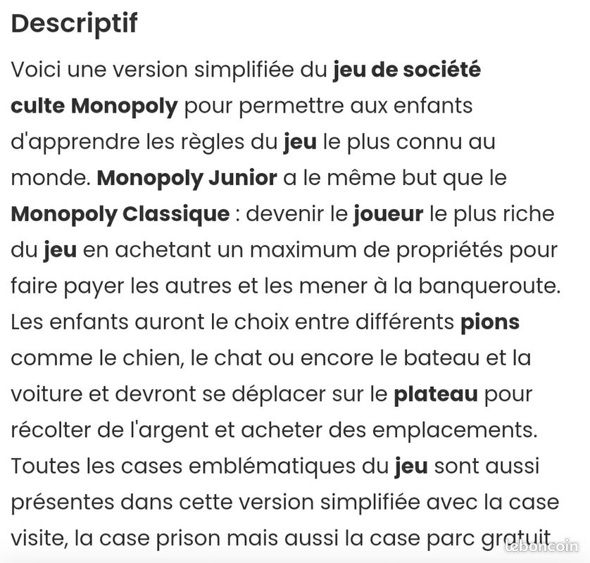 Monopoly junior, mon premier Monopoly (image 7)