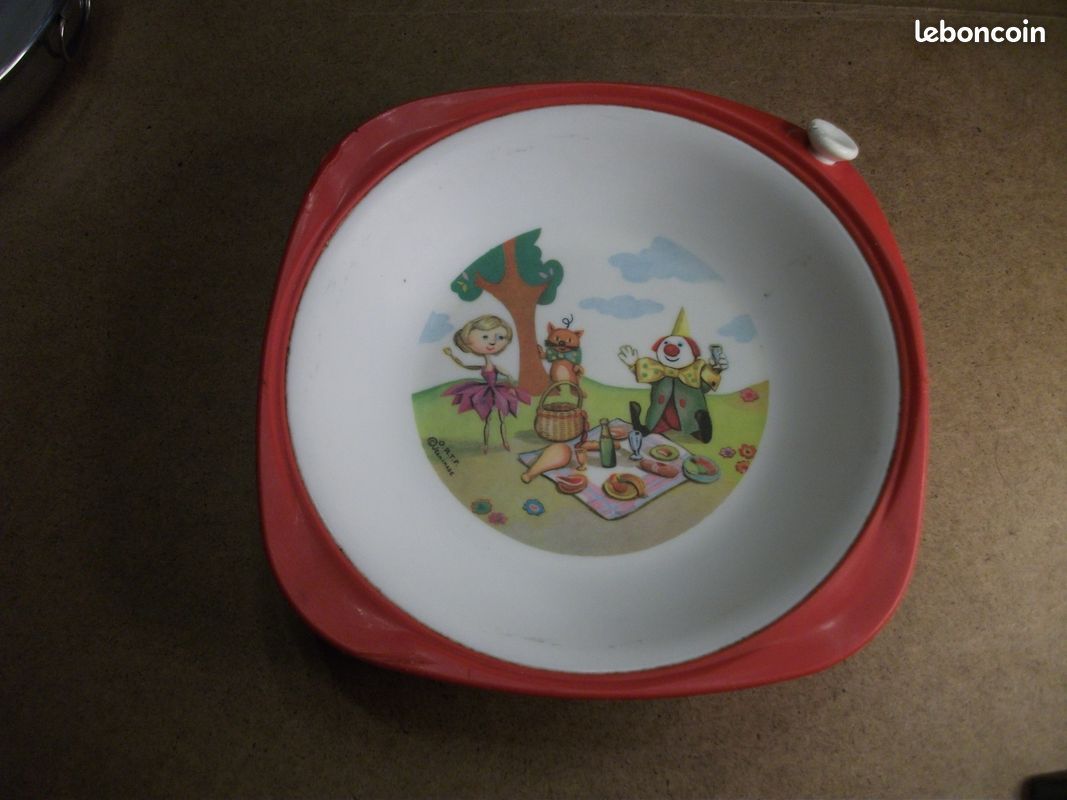 ASSIETTE CHAUFFANTE KIRI le CLOWN (image 1)