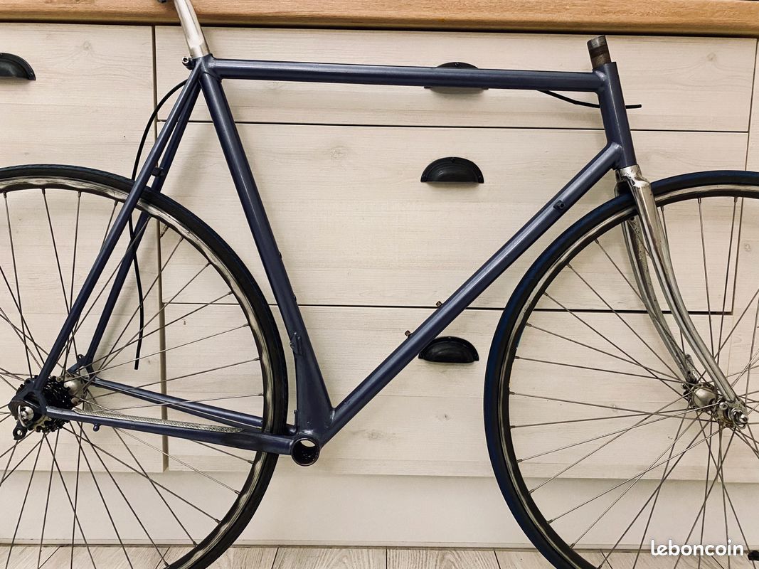 Fourche De Vélo Route Vintage Colnago Chromée 700c - Avec Jeu De Direction Campagnolo Record