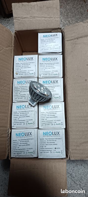 Lot de 10 ampoules blanc neutre (image 1)