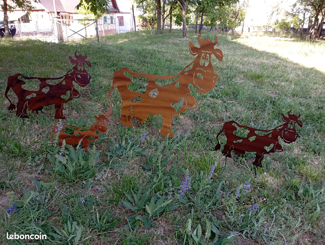 Décoration découpe laser vache... (image 3)