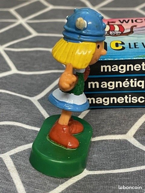Figurine Magneto Vic Le Viking - 1979 (Occasion, Manque Un Aimant)