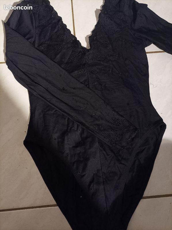 Body noir manche (image 3)