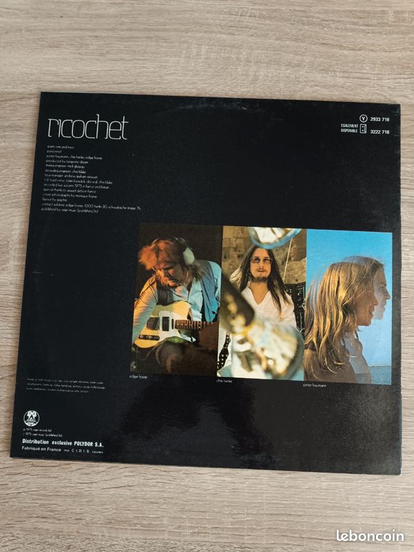 Disque vinyle 33 tours ricochet (image 2)