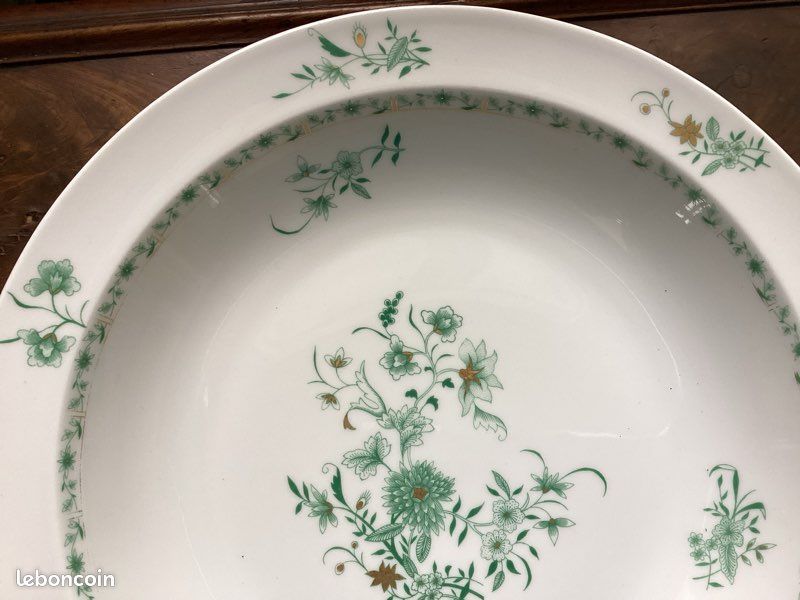 Plat rond creux Bernardaud modèle Pékin (image 3)