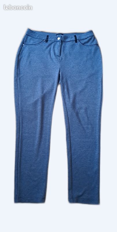 Pantalon gris demi saison bon état Taille 44 (image 1)