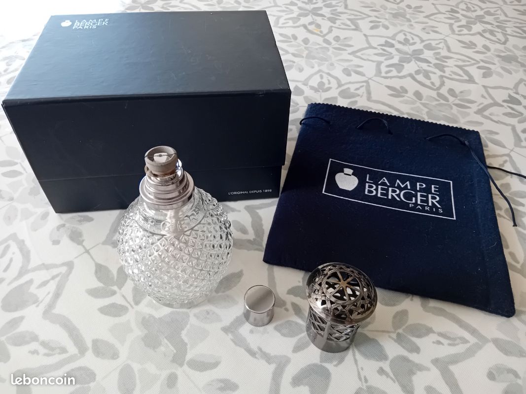 Lampe Berger Pointe Diamant - Premier Modèle, Style Art Déco, Transparente