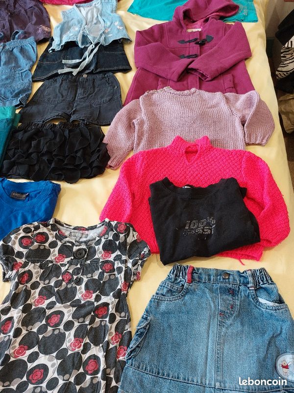 Lot de 24 vetements enfant - fille 2 à 5 ans (image 2)