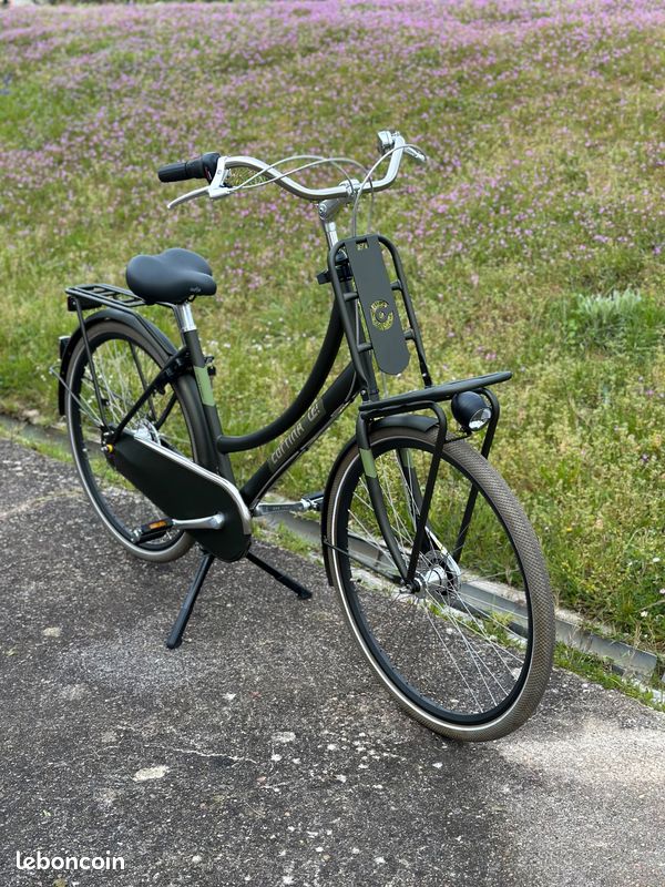 Vélo Hollandais Femme Cortina U4 Vert foncé (image 1)