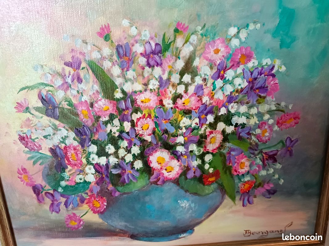 Tableau sur Plexiglas® Image Impression 100x50 Floral Muguet