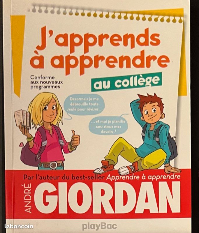 J’apprends à apprendre - COLLÈGE -excellent état (image 1)