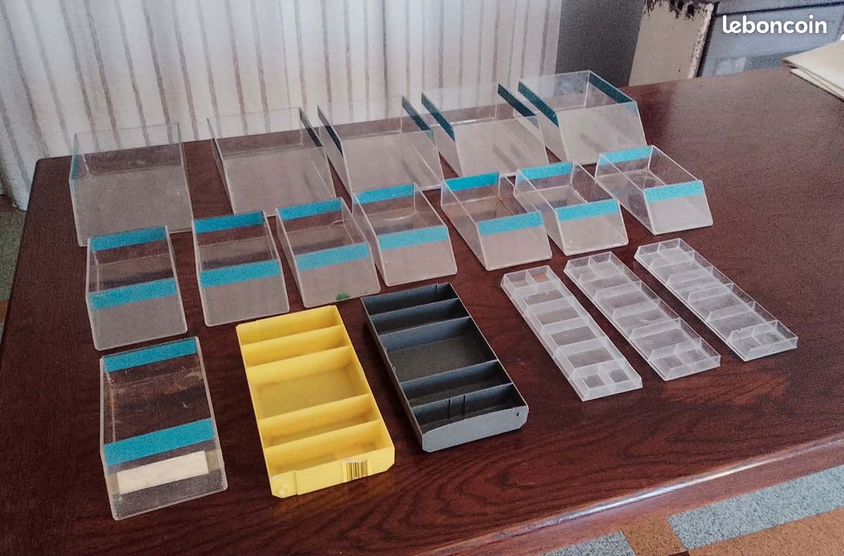 Valise et boîtes de rangement petites fournitures pour bricolage (image 3)