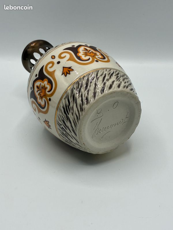 Lampe Berger en céramique de Breugnot (années 1960/1970