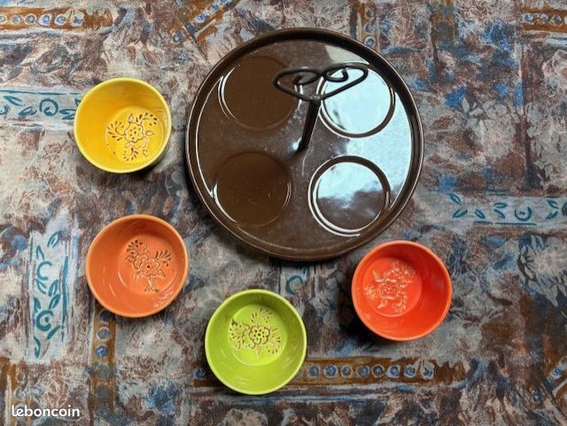 Service Apéritif 4 Bols - Lot De 4 | Diamètre 12cm | Pour Apéritif Et Sauces | Design Moderne Bols Tapas Acier Inoxydable