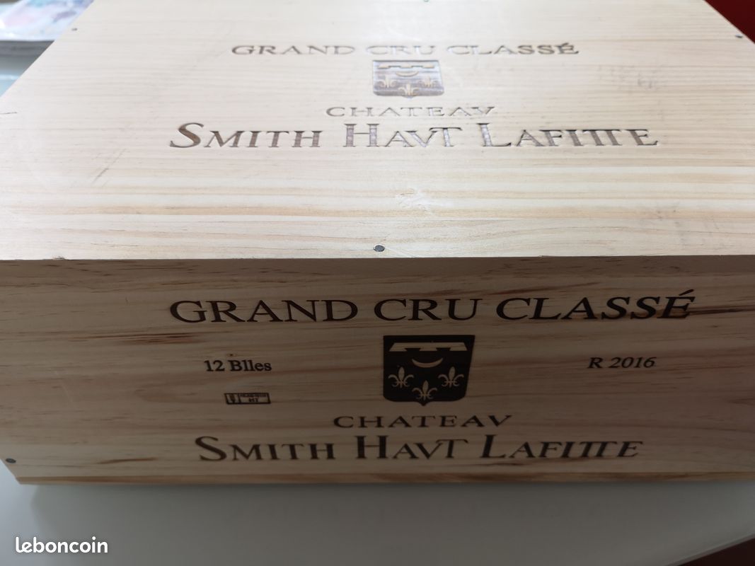 A saisir, rare - Caisse de 12 bouteilles Smith Haut Lafitte 2016 en cave de vieillissement (image 2)