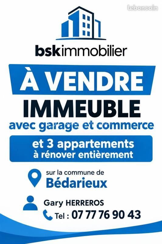 Immeuble 8 pièces 225 m² · à Bédarieux · 225 m² · 95 000 €