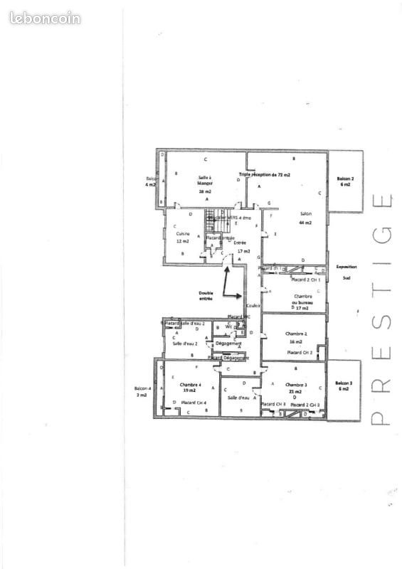 Appartement 216 m² · à Lyon · 216 m² · 4 065 €/mois