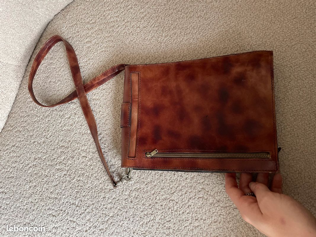 Sac à main cognac (image 1)