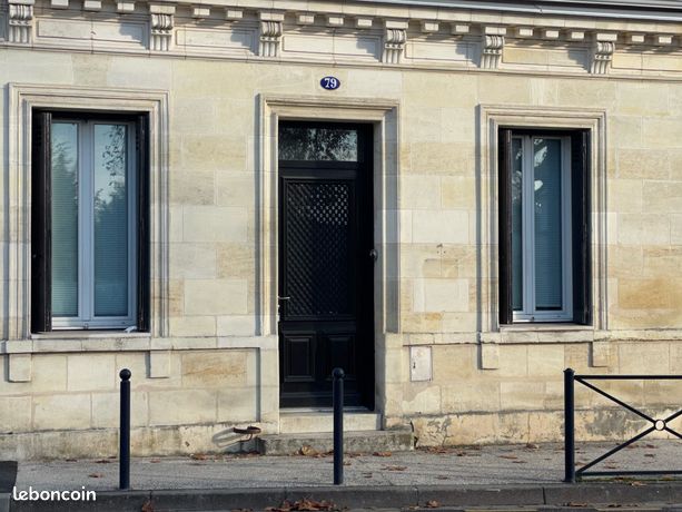 Echoppe en pierre meublé 72 m2 CAUDERAN Centre avec terrasse