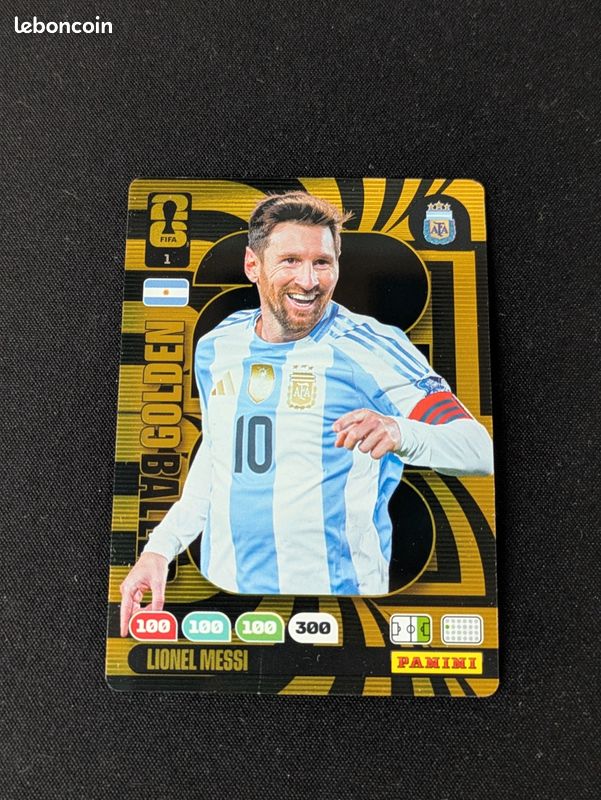 CARTE DE FOOTBALL Cristiano Ronaldo & Lionel Messi Rare LEGENDS EDITION