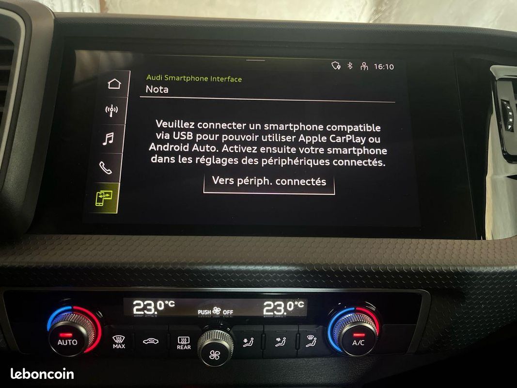 AUDI A1 Sportback 30 TFSI 110 ch S tronic 7 Advanced 2 (image 20)