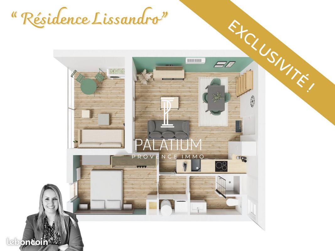 Appartement 2 pièces 43 m² · à Miramas · 43 m² · 165 000 €