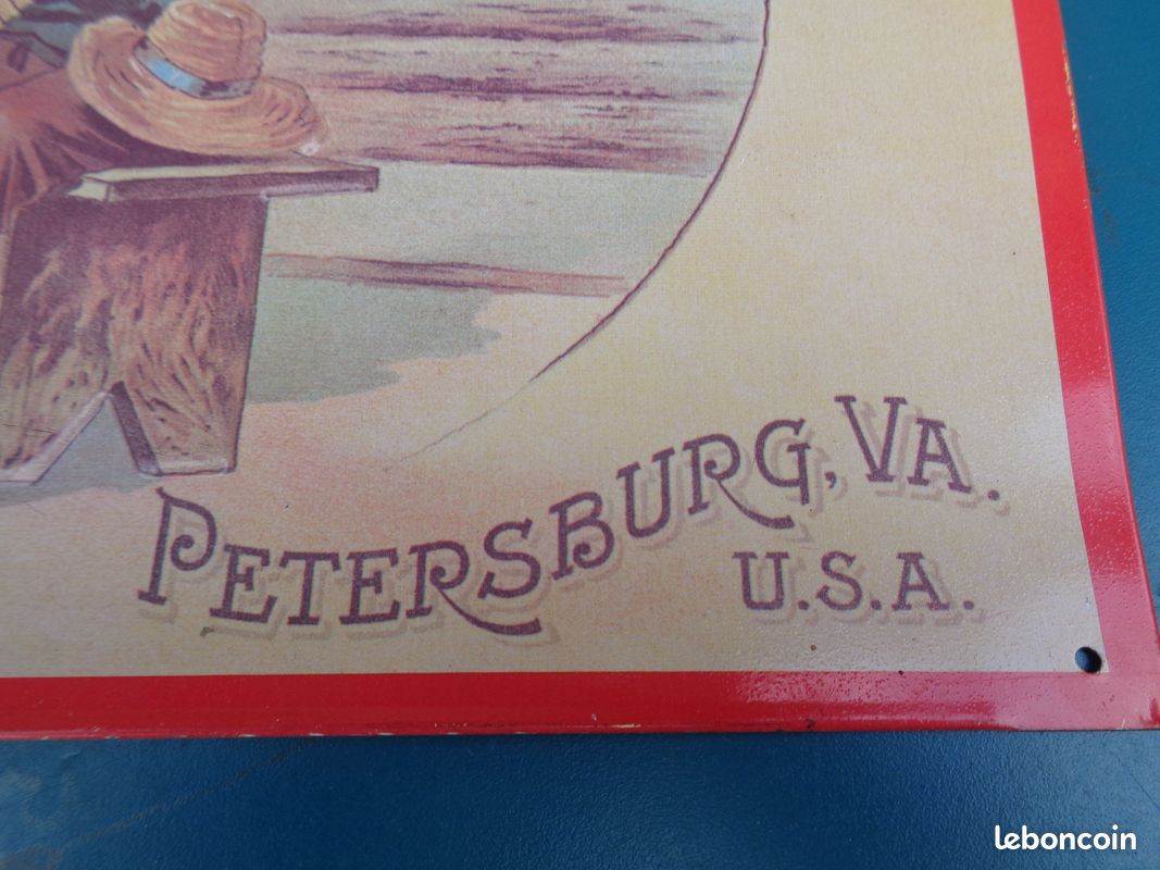 Plaque David Dunlop 9 banjo Tobacco Petersburg USA (image 5)