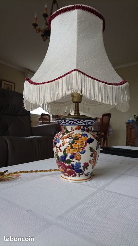 Lampe faënce de Gien (image 1)