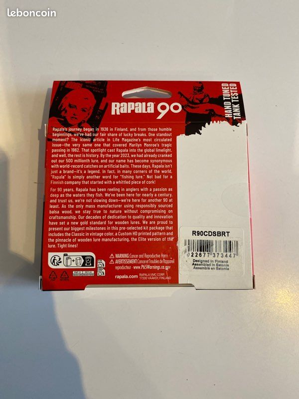 Coffret Rapala Collector – Tasse + Leurre De Pêche NEUF