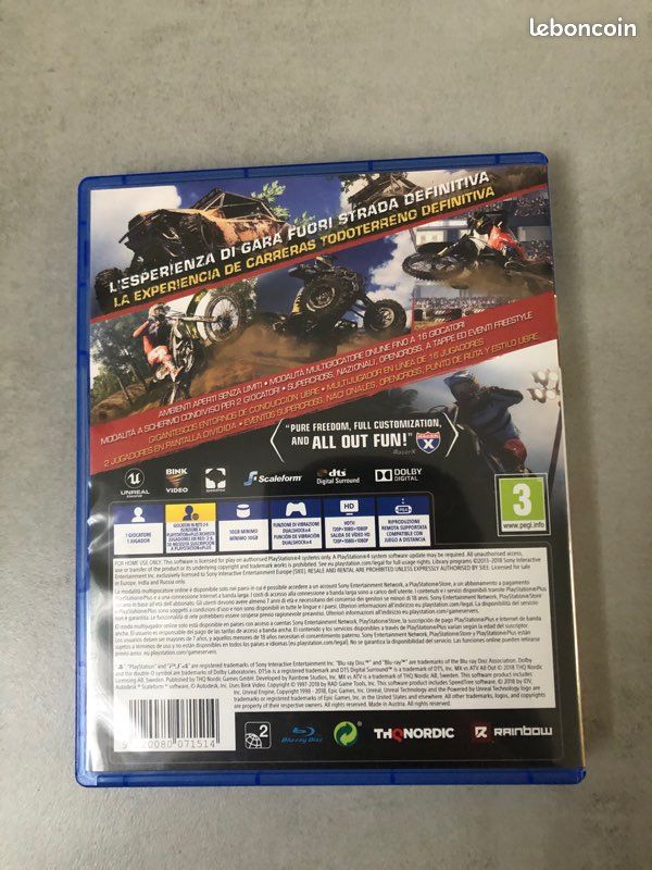 Jeux ps4 MXvsATV ALL OUT (image 2)