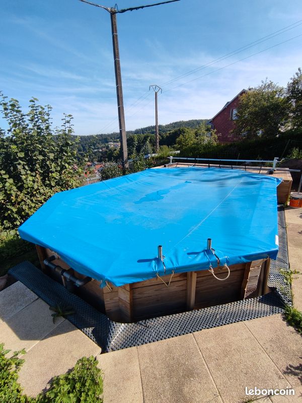 Bâche d'hivernage piscine hors sol 6,10 x 4 m (image 1)
