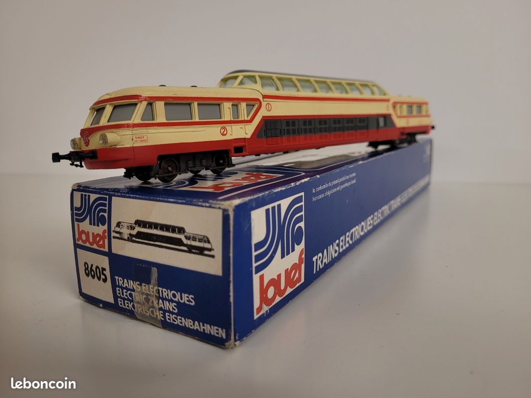 Autorail Panoramique SNCF X 4203 Jouef Réf 852 - Modèle Réduit HO Occasion, époque 3, Alimentation CC